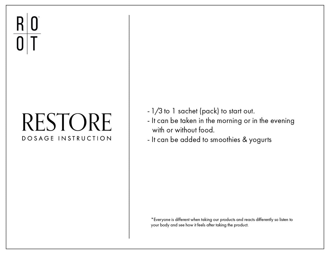 RESTORE